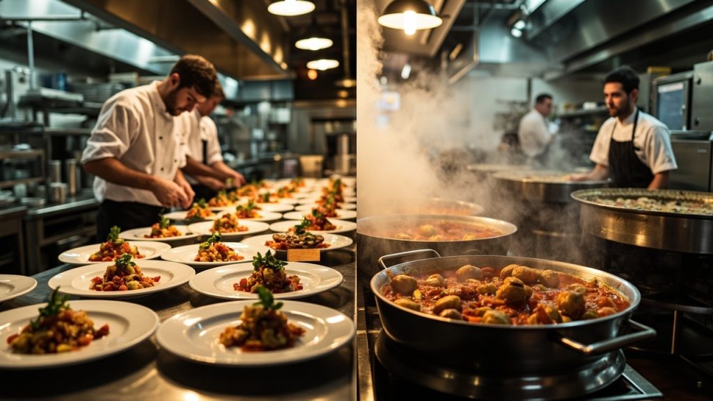 Différences entre la restauration commerciale et la restauration collective