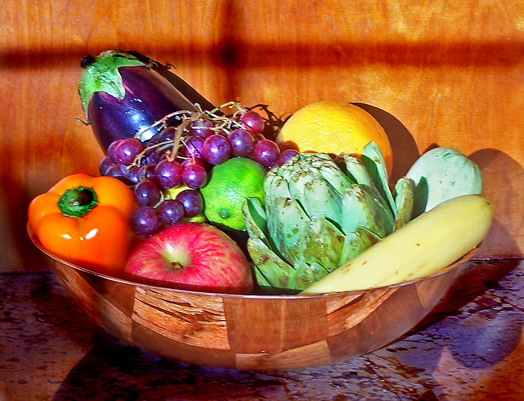 Mangez un bol de fruits et légumes sains